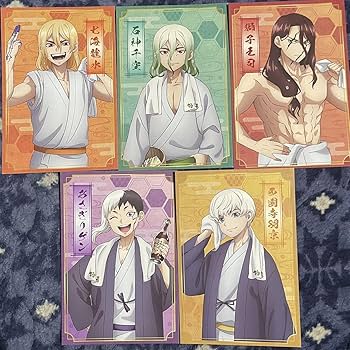dr.stone 極楽湯 石神千空 缶バッジ 10個 温泉 浴衣 E dr.stone 極楽湯 石神千空 缶バッジ 10個 温泉 浴衣 B TVアニメ「